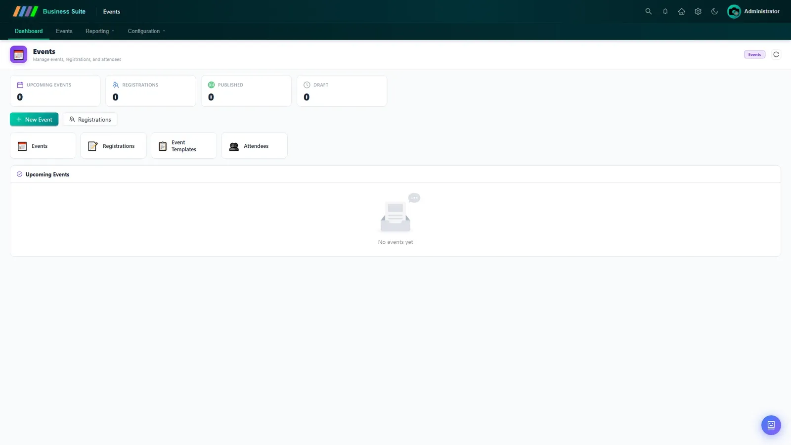 Events & Associations — écran 2